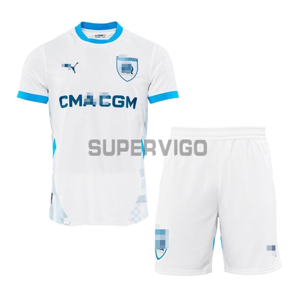 Camiseta Olympique Marsella Primera Equipación 2024/2025 Niño Kit