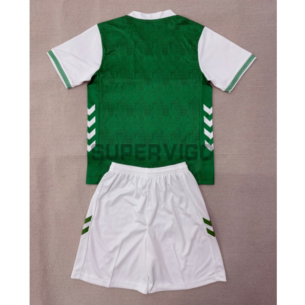 Camiseta Saint-Étienne Primera Equipación 2025/2026 Verde Niño Kit