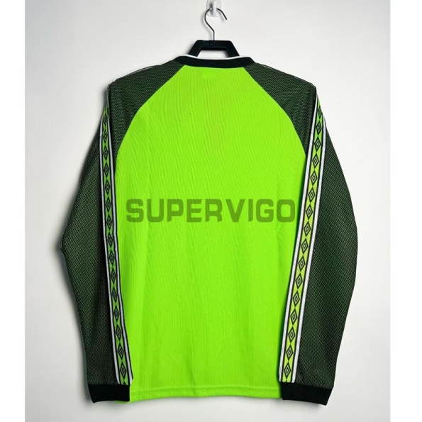 Camiseta de Portero Manchester United Retro 1998/99 Verde ML