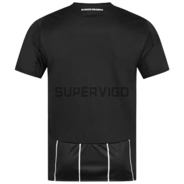Camiseta Eintracht Fráncfort 2025/2026 Negro/Blanco Edición UCL