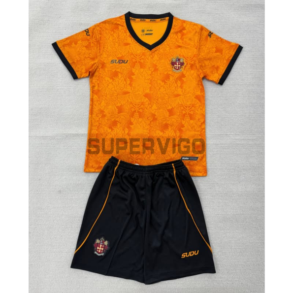 Camiseta Wolverhampton Wanderers Primera Equipación 2026/2027 Amarillo Niño Kit