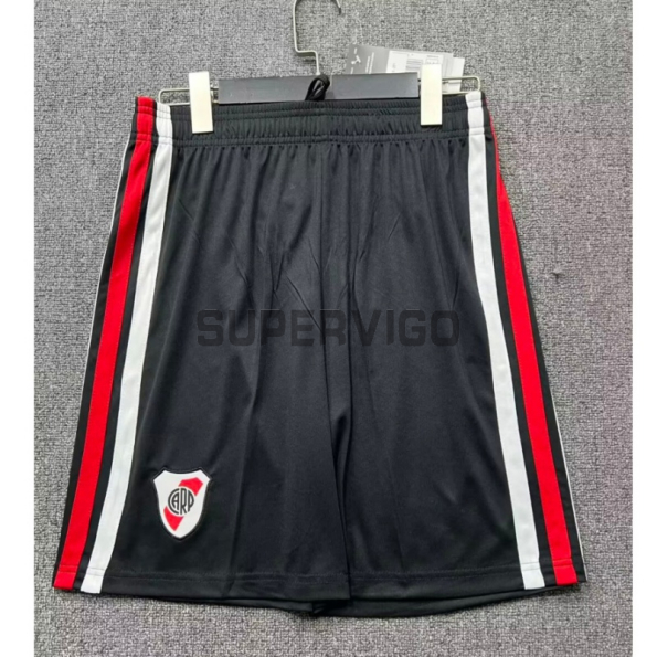 Pantalón Corto Plate River Primera Equipación 2026/2027 Negro