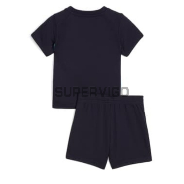 Camiseta Olympique Marsella Segunda Equipación 2025/2026 Azul Marino Niño Kit