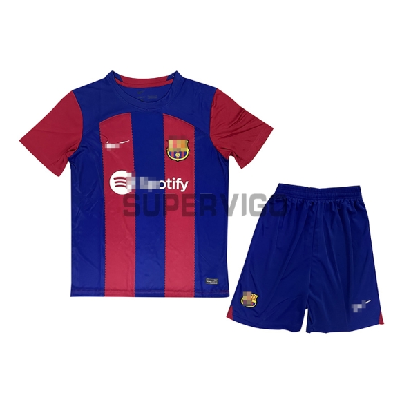 Camiseta Barcelona Primera Equipación 2023/2024 Niño Kit