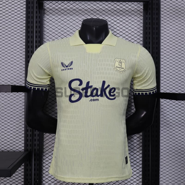 Camiseta Everton FC Segunda Equipación 2025/2026 Beige (EDICIÓN JUGADOR)