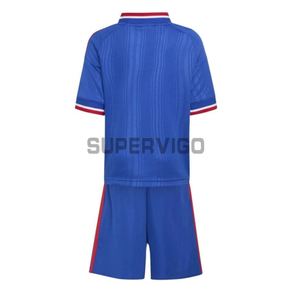 Camiseta Manchester United Segunda Equipación 2026/2027 Azul Niño Kit