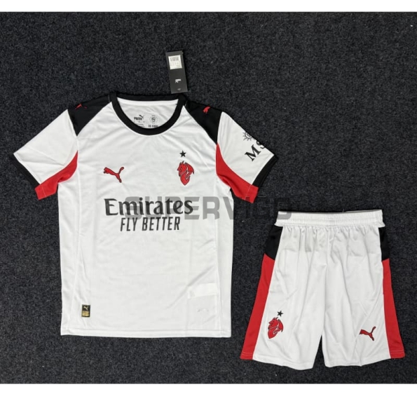 Camiseta AC Milan Segunda Equipación 2025/2026 Blanco
