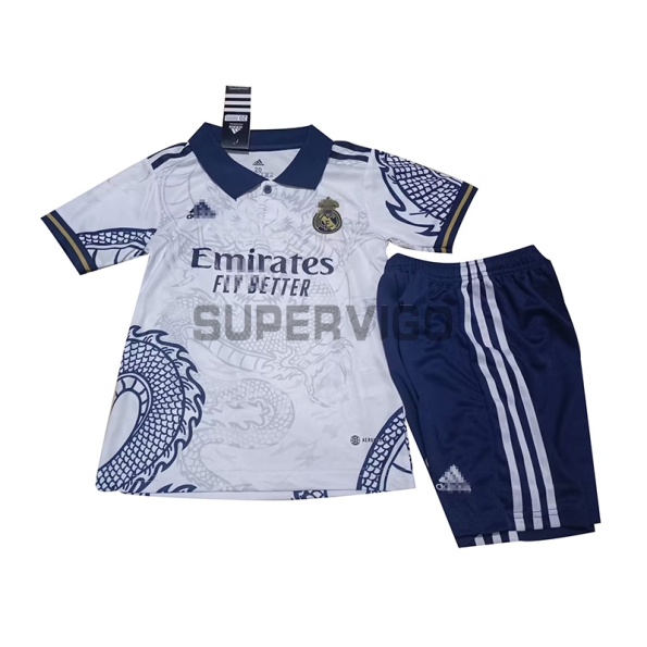 Camiseta Real Madrid Primera Equipación 2023/2024 Niño Kit 