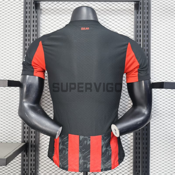 Camiseta AC Milan Primera Equipación 2025/2026 Rojo/Negro (EDICIÓN JUGADOR)