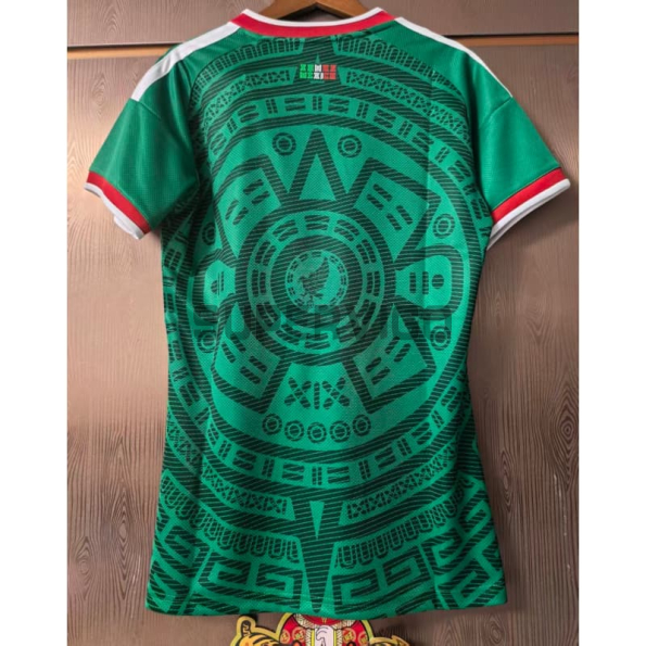 Camiseta México Primera Equipación Mundial 2026 Verde Mujer