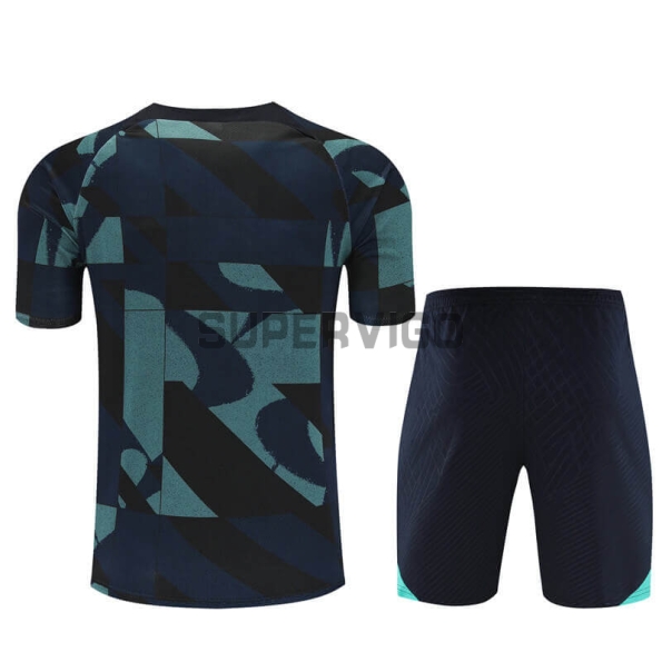 Camiseta de Entrenamiento Barcelona 2023/2024 Niño Kit Azul Marino Camuflaje