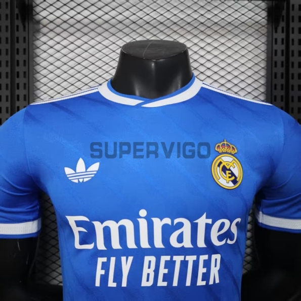Camiseta Real Madrid Tercera Equipación 2025/2026 Azul (EDICIÓN JUGADOR)