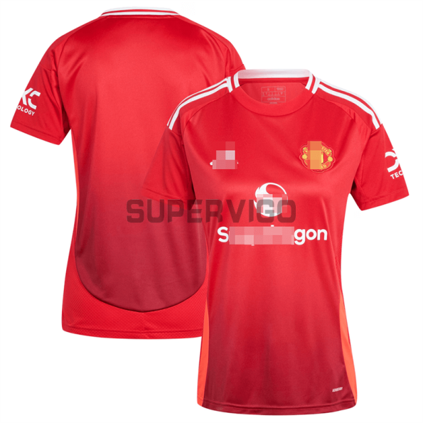 Camiseta Manchester United Primera Equipación 2024/2025 Mujer