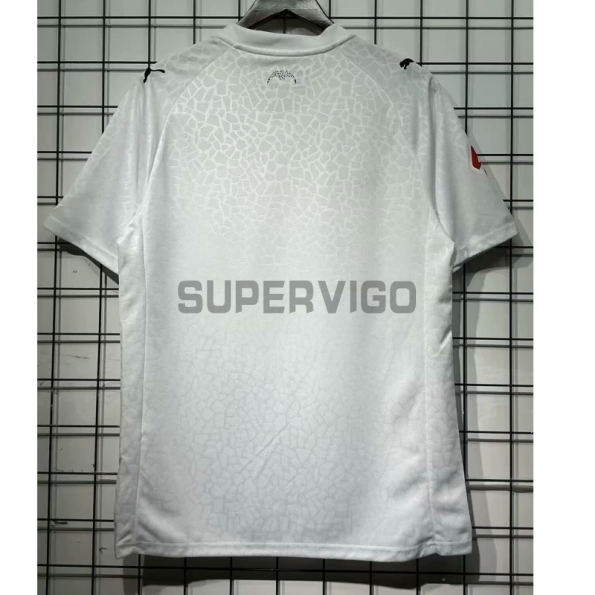 Camiseta Valencia Primera Equipación 2025/2026 Blanco con Parche La Liga