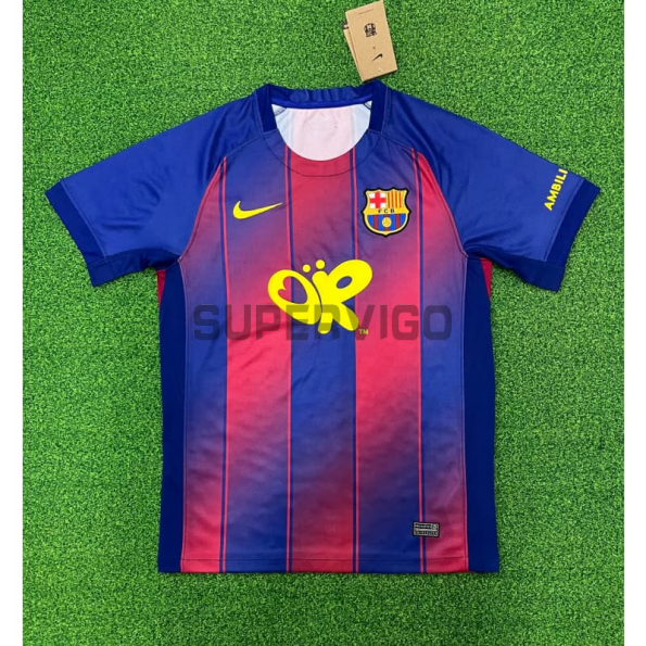 Camiseta Barcelona x Olivia Rodrigo 2025/2026 Edición Especial Azul/Rojo