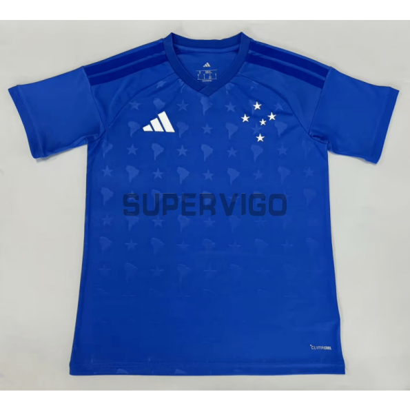 Camiseta Cruzeiro Primera Equipación 2026/2027 Azul/Blanco