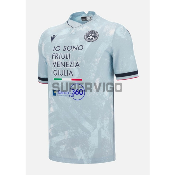 Camiseta Udinese Calcio Segunda Equipación 2025/2026 Azul Cielo