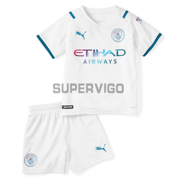 Manchester City Kid's Soccer Jersey Away Kit 2021/2022