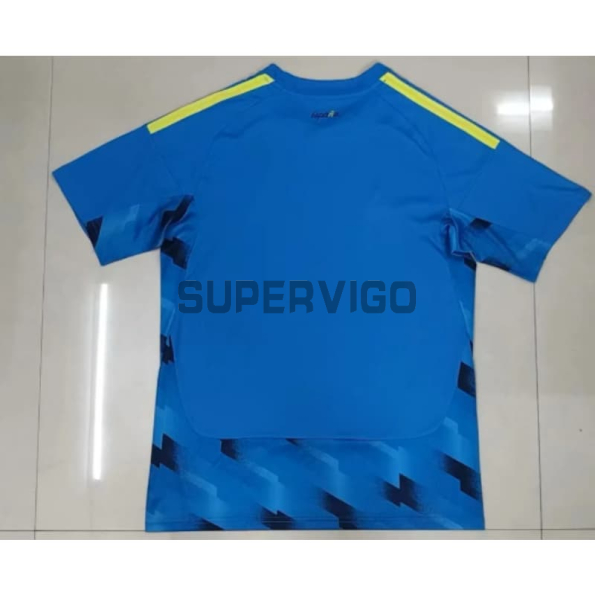 Camiseta de Portero España Primera Equipación Mundial 2026 Azul 2 Estrellas