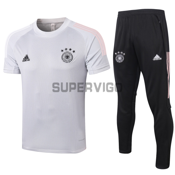 Camiseta de Entrenamiento Alemania 2020 Gris Claro