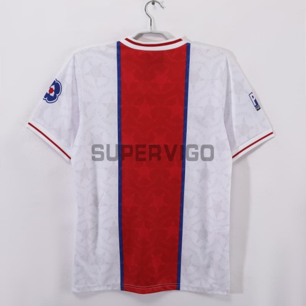 Camiseta PSG Segunda Equipación Retro 1995/96 Blanco/Rojo