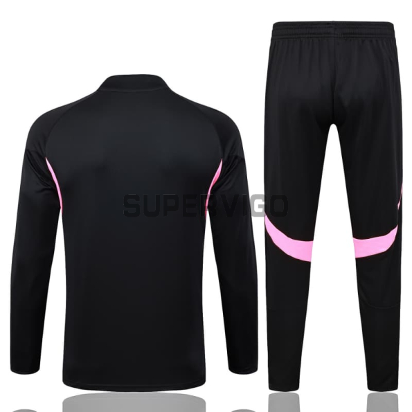 Sudadera De Entrenamiento Arsenal 2025/2026 Kit Negro/Rosa