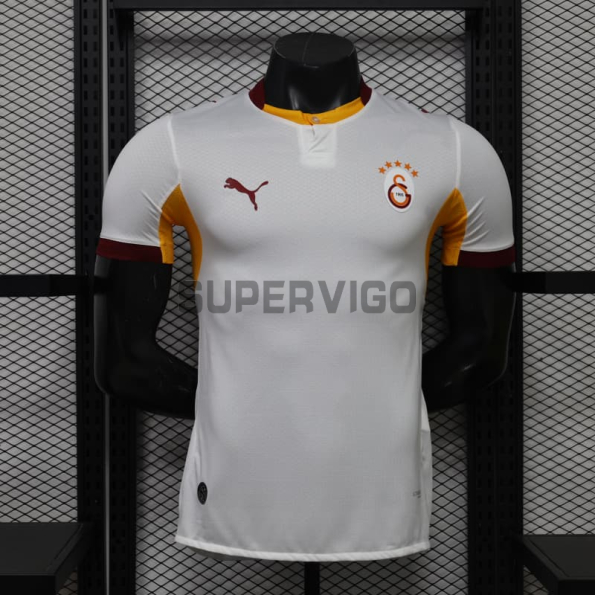 Camiseta Galatasaray Segunda Equipación 2026/2027 Blanco/Naranja (EDICIÓN JUGADOR)