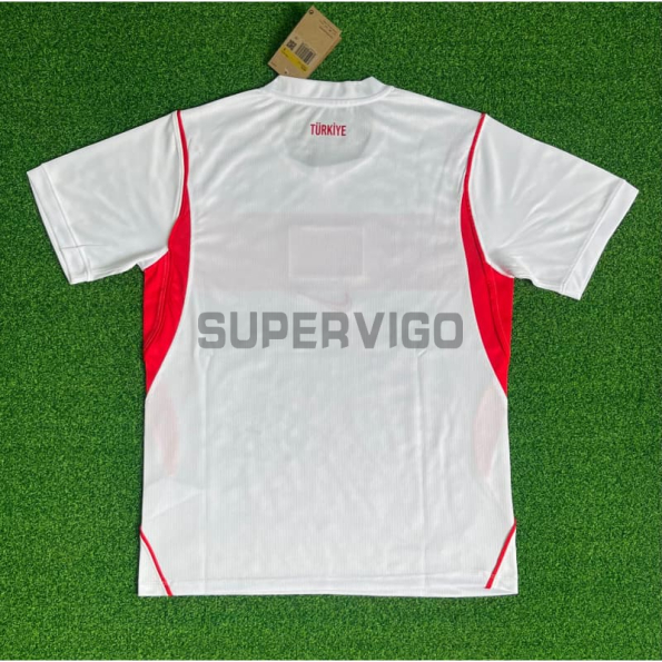 Camiseta Turquía Segunda Equipación Mundial 2026 Blanco