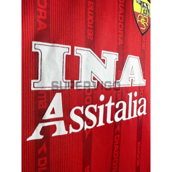 Camiseta AS Roma Primera Equipación Retro 1999/00 ML Rojo