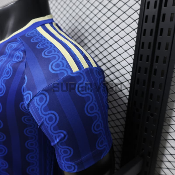 Camiseta Suecia Segunda Equipación Mundial 2026 Azul Oscuro (EDICIÓN JUGADOR)