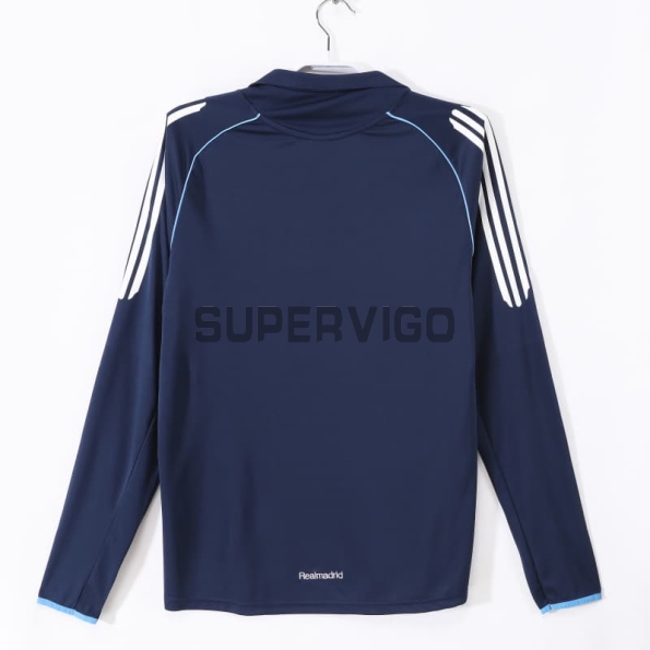 Camiseta Real Madrid Segunda Equipación Retro 2005/06 ML Azul Marino