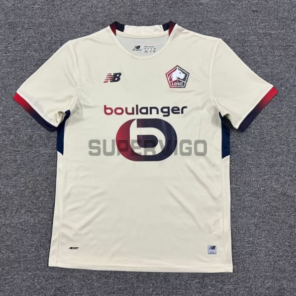 Camiseta Lille OSC Segunda Equipación 2025/2026 Beige