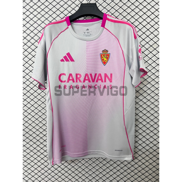 Camiseta Real Zaragoza Cuarta Equipación 2025/2026 Rosa