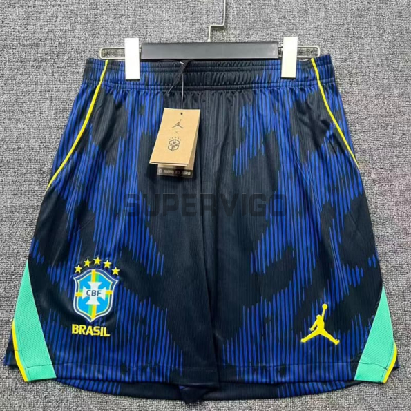 Pantalón Corto Brasil Segunda Equipación Mundial 2026 Azul