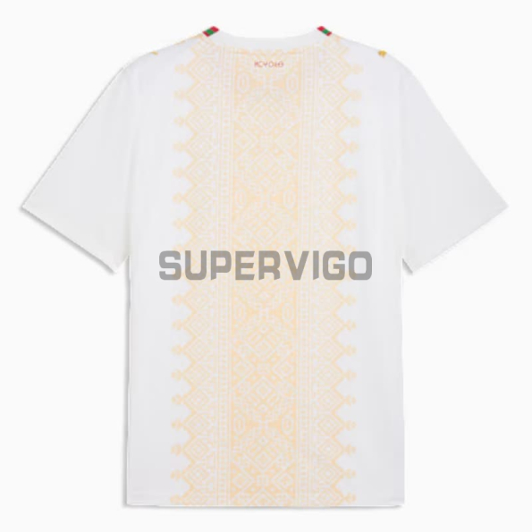 Camiseta Marruecos Segunda Equipación Mundial 2026 Blanco/Oro