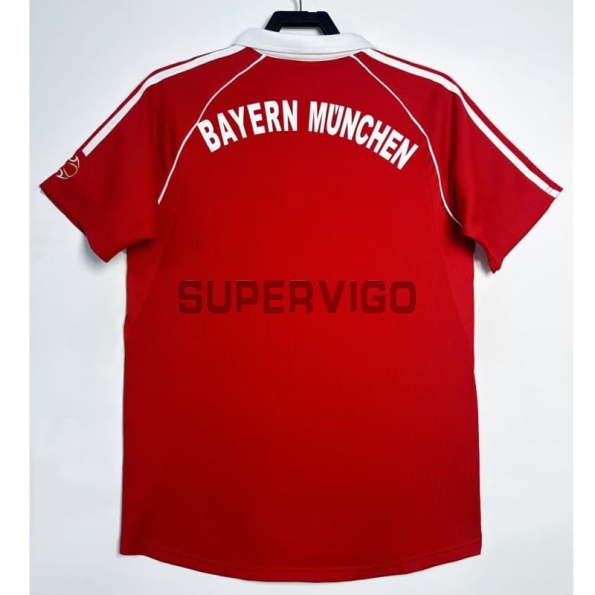 Camiseta Bayern Múnich Primera Equipación Retro 2006/07 Rojo