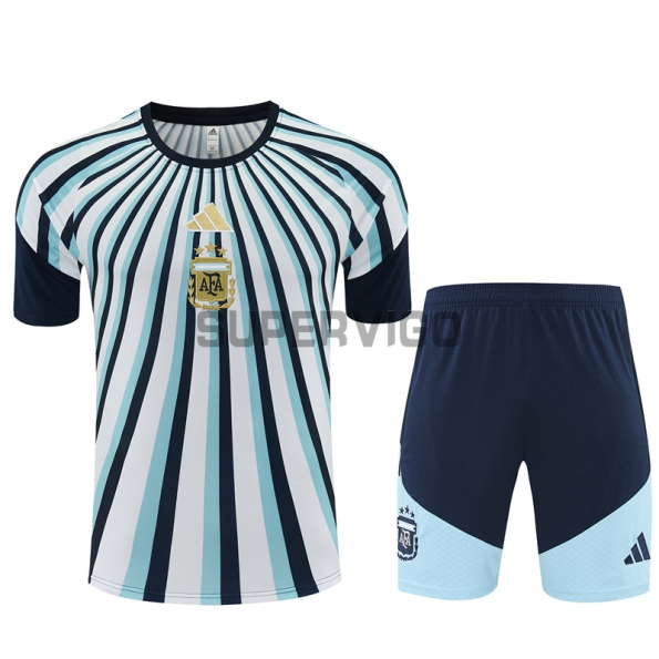 Camiseta Argentina 2026 Pre-Match Azul/Blanco