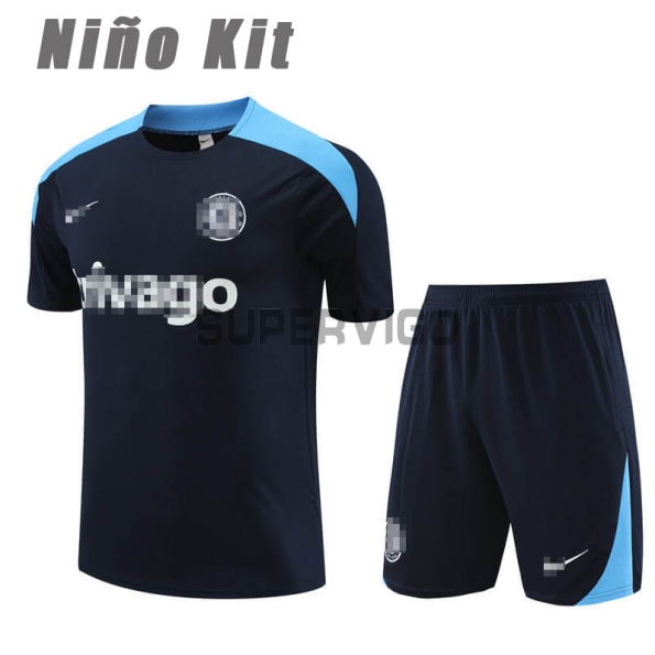 Camiseta de Entrenamiento Chelsea 2023/2024 Niño Kit Azul Marino