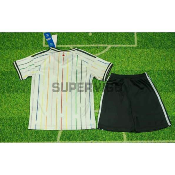 Camiseta Japón Segunda Equipación Mundial 2026 Blanco Niño Kit