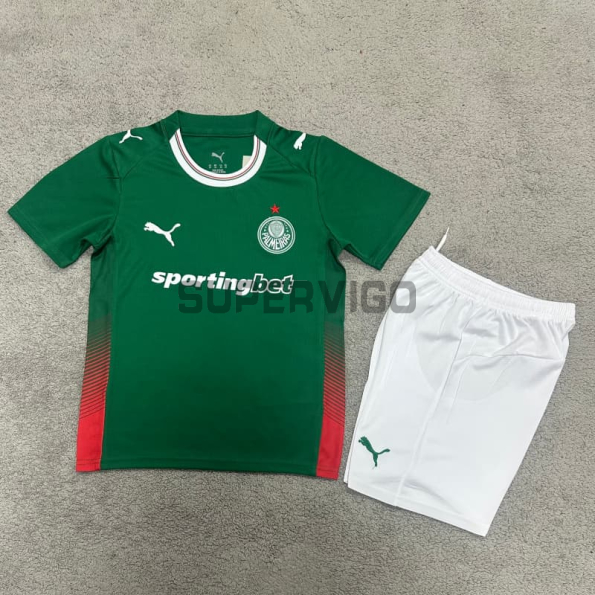 Camiseta Palmeiras Primera Equipación 2026/2027 Verde Niño Kit