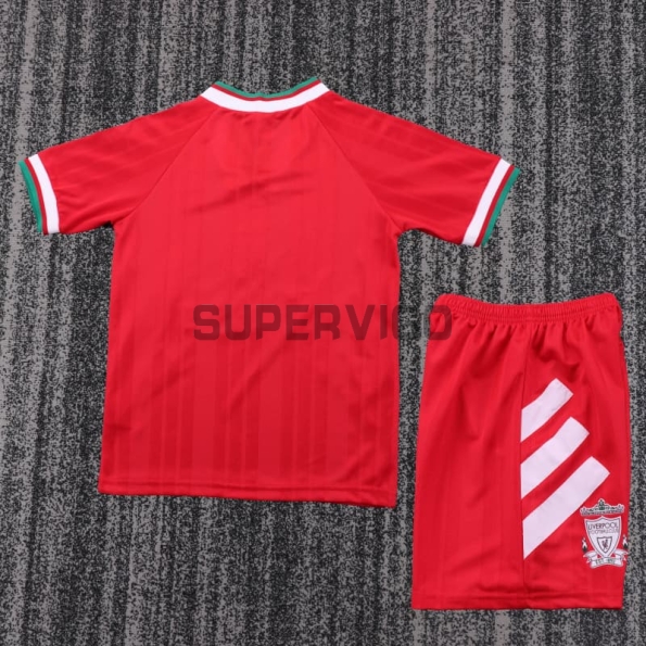 Camiseta Liverpool Primera Equipación Retro 1993/95 Rojo Niño Kit