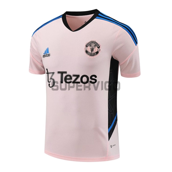 Camiseta de Entrenamiento Manchester United Rosa/Negro 2023/2024
