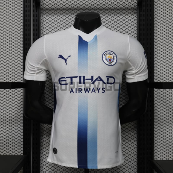 Camiseta Manchester City Tercera Equipación 2026/2027 Blanco/Azul (EDICIÓN JUGADOR)