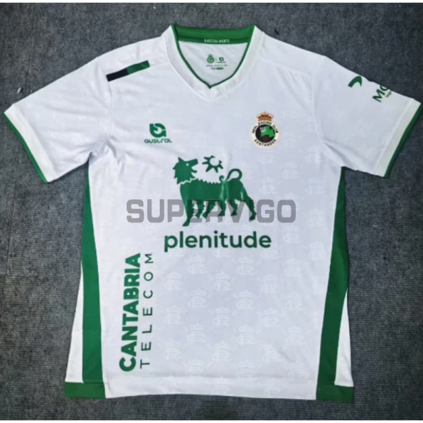 Camiseta Racing de Santander Primera Equipación 2025/2026 Blanco/Verde