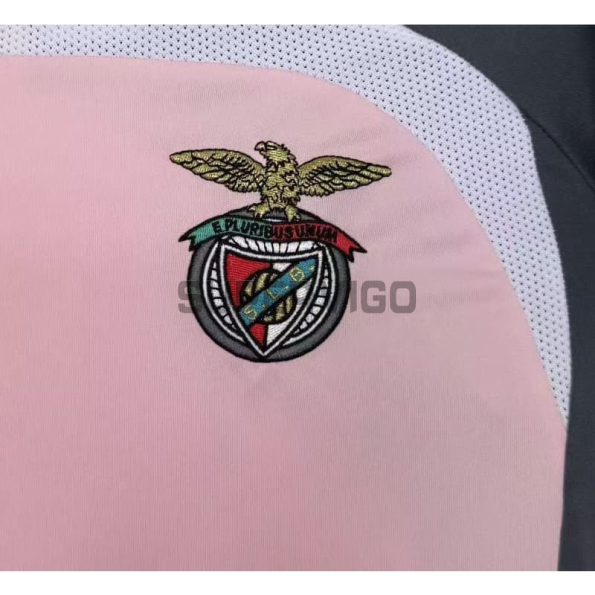 Camiseta Benfica Segunda Equipación Retro 2007/2008 Rosa