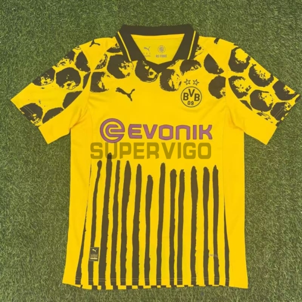 Camiseta Borussia Dortmund Primera Equipación 2025/2026 Club World Copa Amarillo