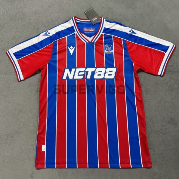 Camiseta Crystal Palace FC Primera Equipación 2025/2026 Rojo/Azul