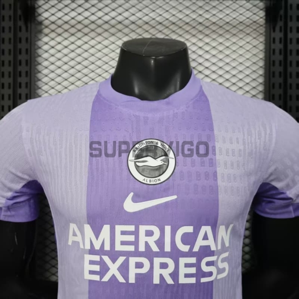 Camiseta Brighton Segunda Equipación 2025/2026 Morado (EDICIÓN JUGADOR)