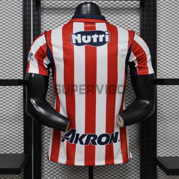 Camiseta Chivas Primera Equipación 2026/2027 Rojo/Blanco (EDICIÓN JUGADOR)