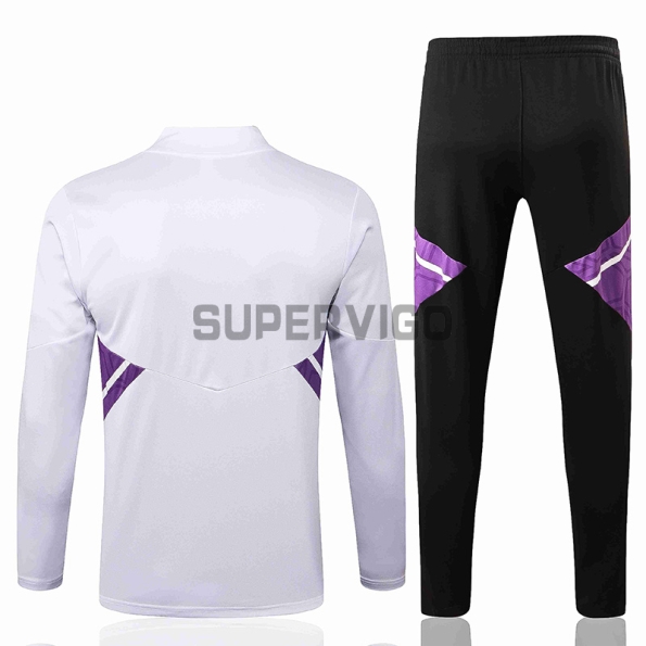 Sudadera De Entrenamiento Real Madrid 2022/2023 Niño Kit Blanco/Púrpura